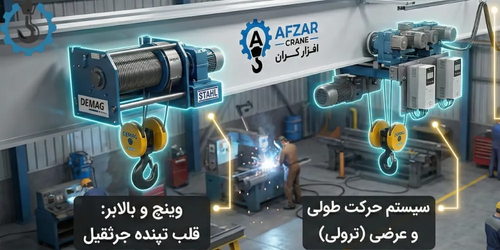 عوامل مؤثر بر قیمت جرثقیل سقفی
